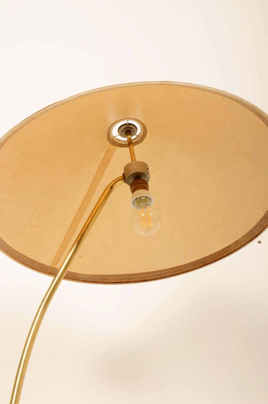 Lighting Midcentury Brass Floor Lamp By Rupert Nikoll photo