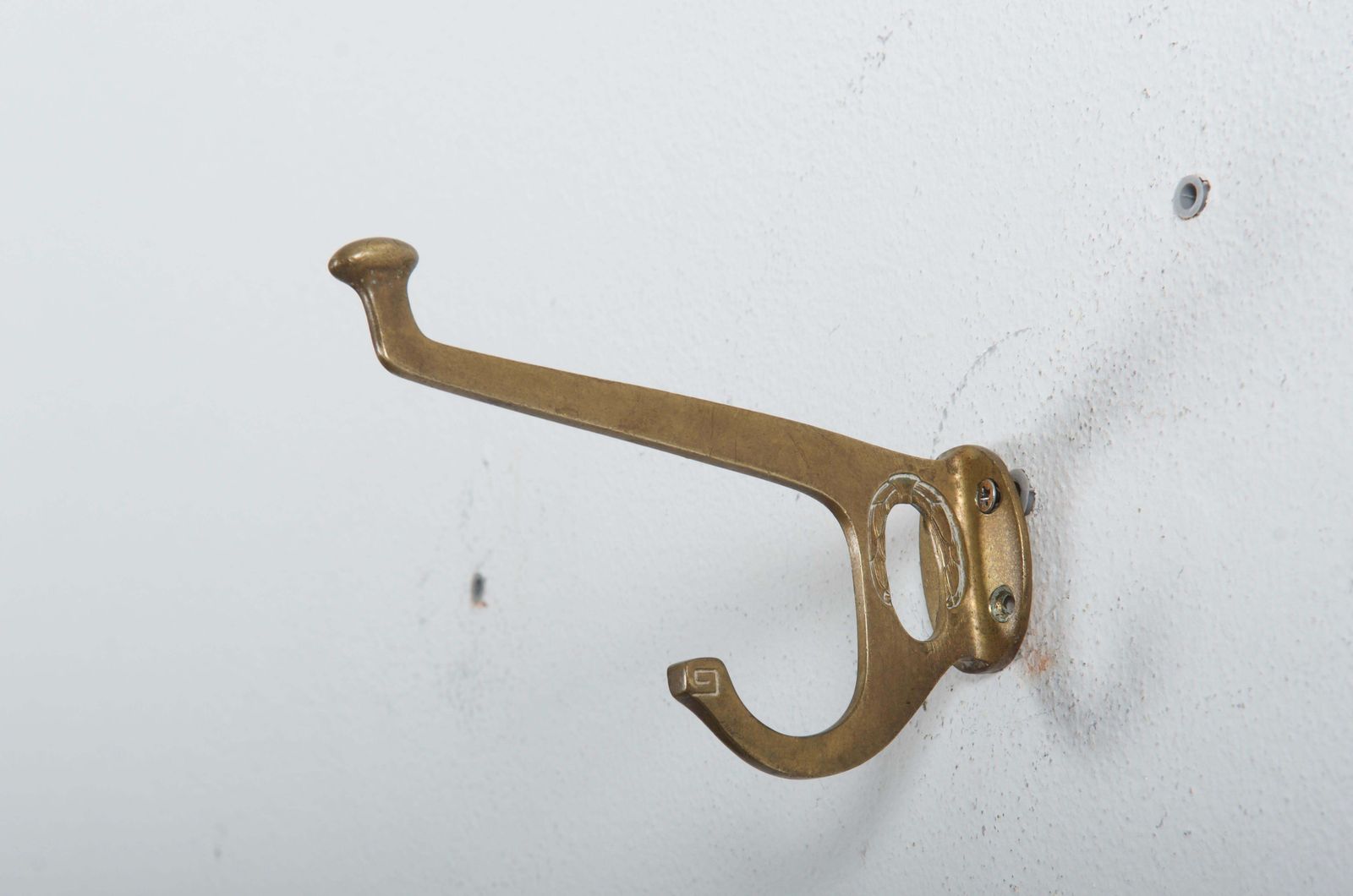 Art Nouveau Brass Coat Hook photo furniture