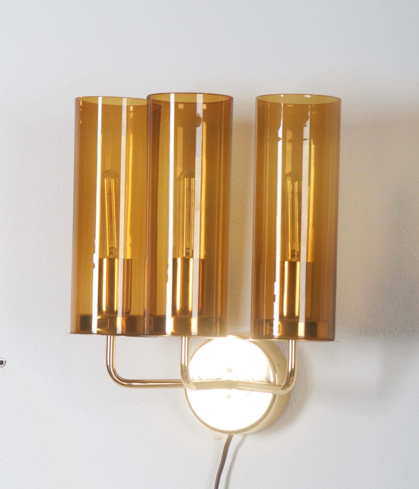 Pair Of Wall Lamps By Hans Agne Jakobsson Model V 169/3 photo vinterior