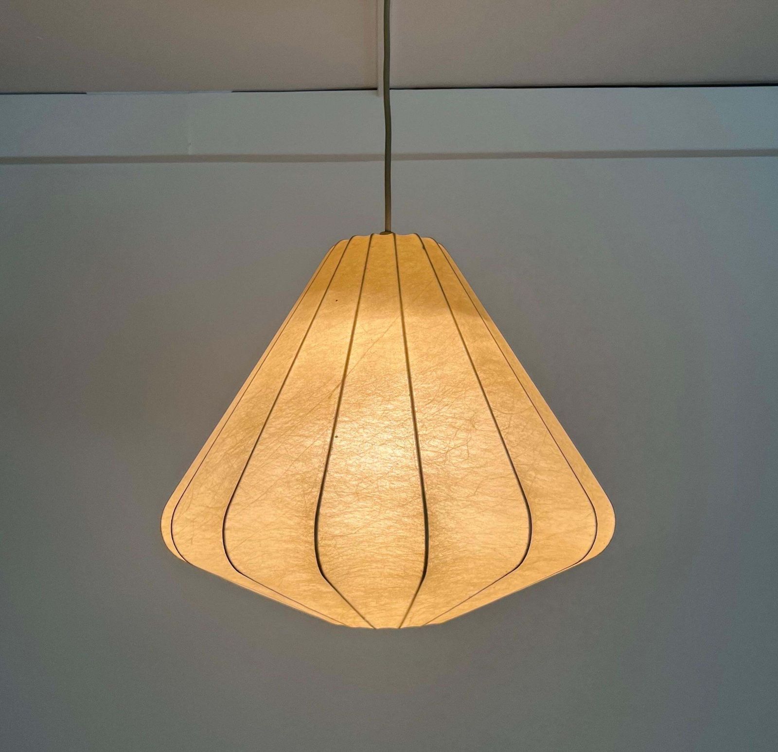 Mid Century German "Cocoon" Chandelier By Goldkant Leuchten, 1960s photo Lighting