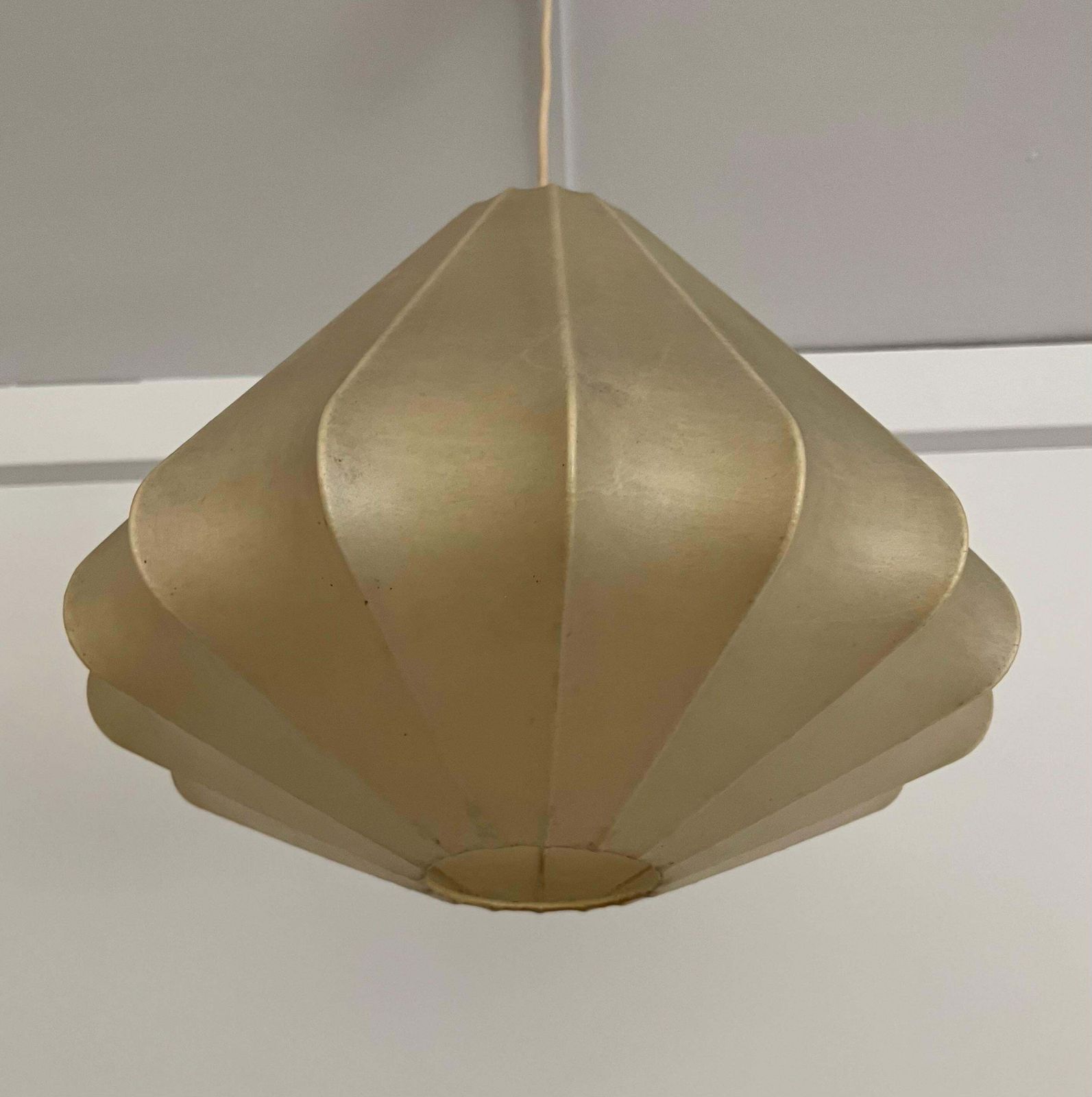 Mid Century German "Cocoon" Chandelier By Goldkant Leuchten, 1960s photo vintage