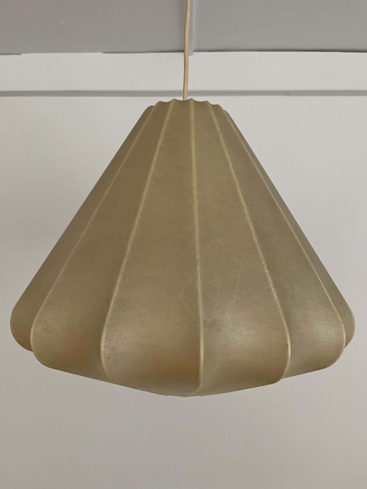 photo vintage Mid Century German "Cocoon" Chandelier By Goldkant Leuchten, 1960s