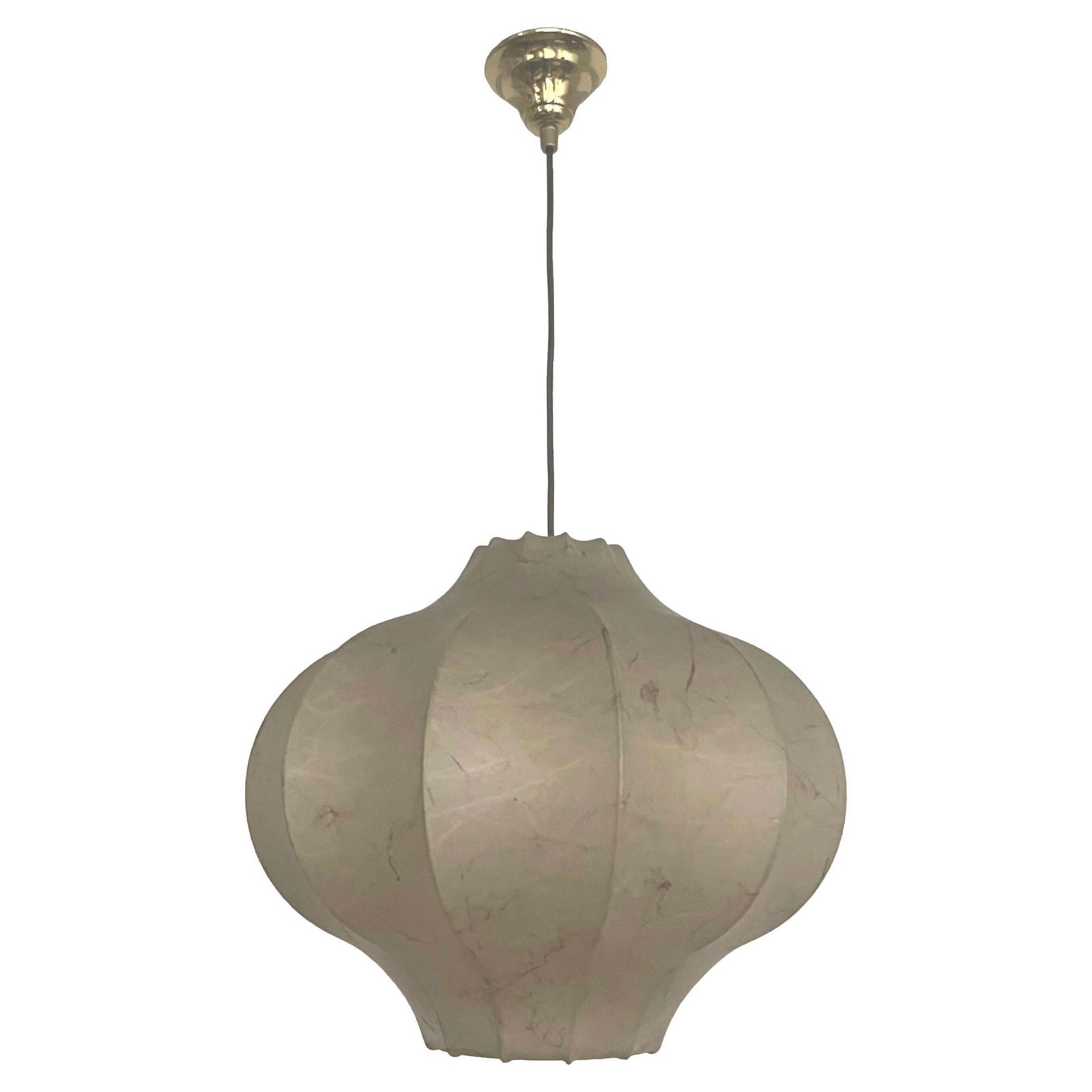 Mid Century German "Cocoon" Chandelier By Goldkant Leuchten, 1960s