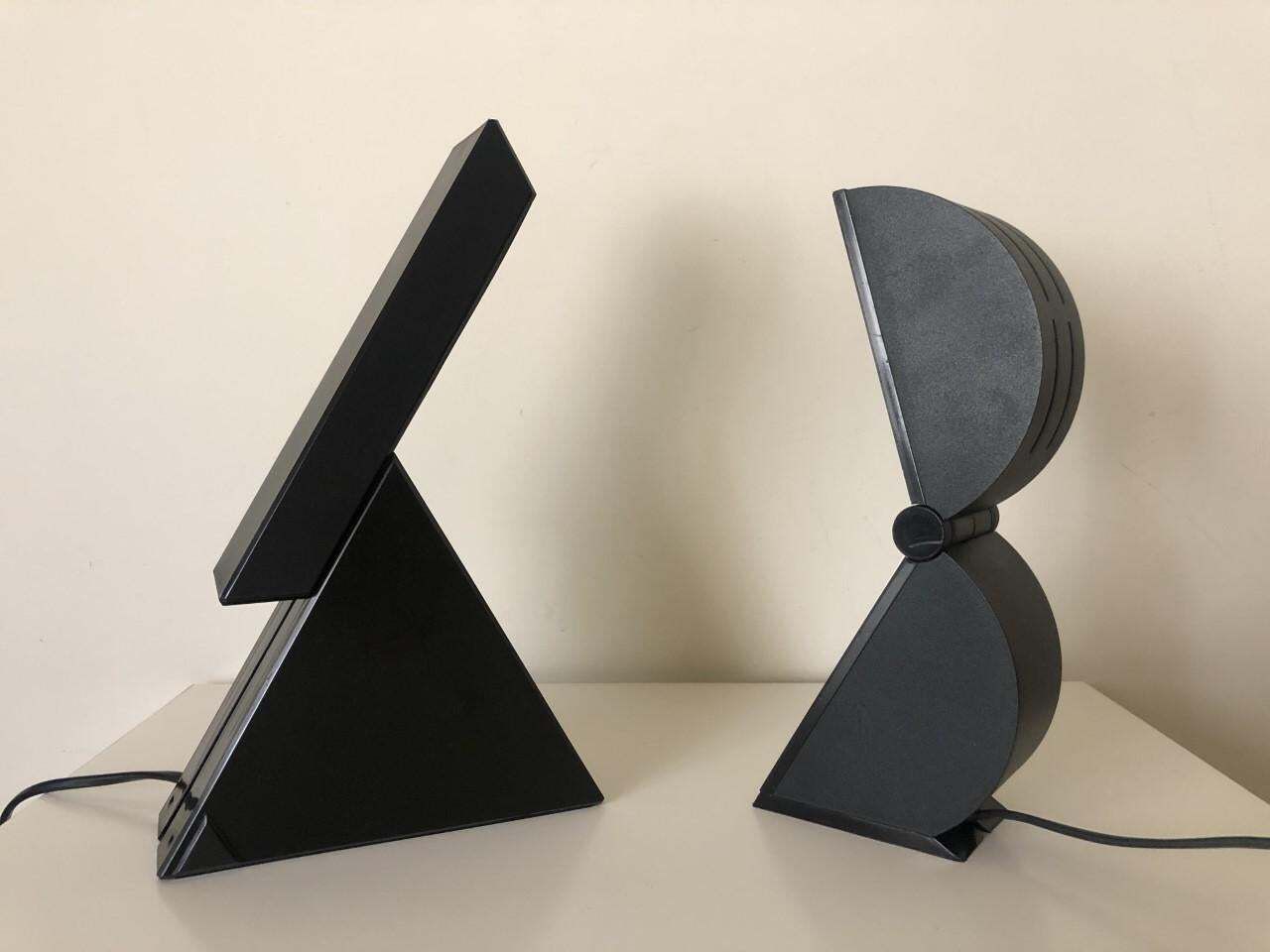 photo for sale Set Of "Delta" And "Disco" Table Lamps  By Mario Bertorelle For Jm Rdm, 1980s
