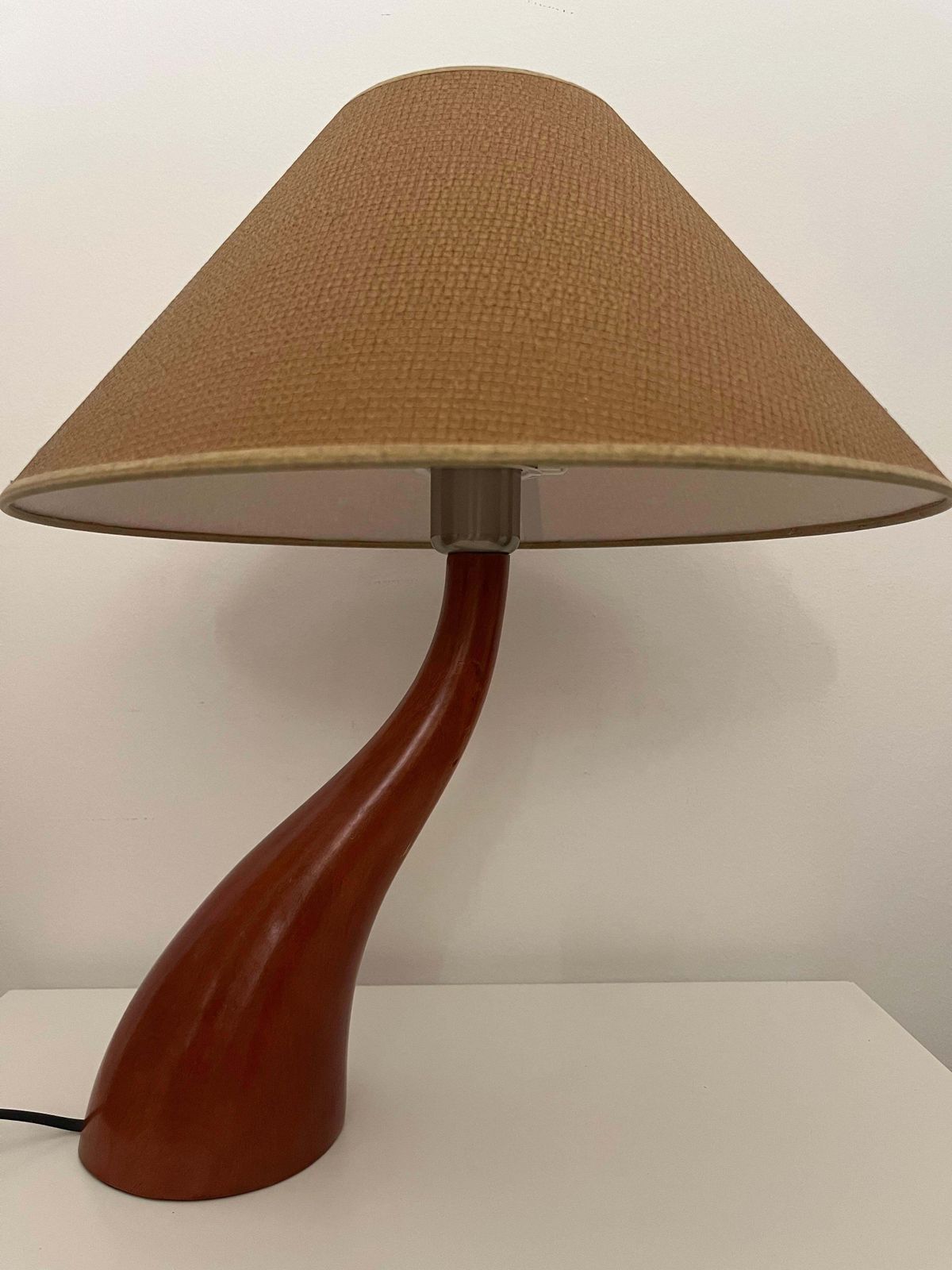820.0 Postmodern "Bonsai" Wood Table Lamp By Josep Llusca For Blauet, Barcelona, 1990s photo