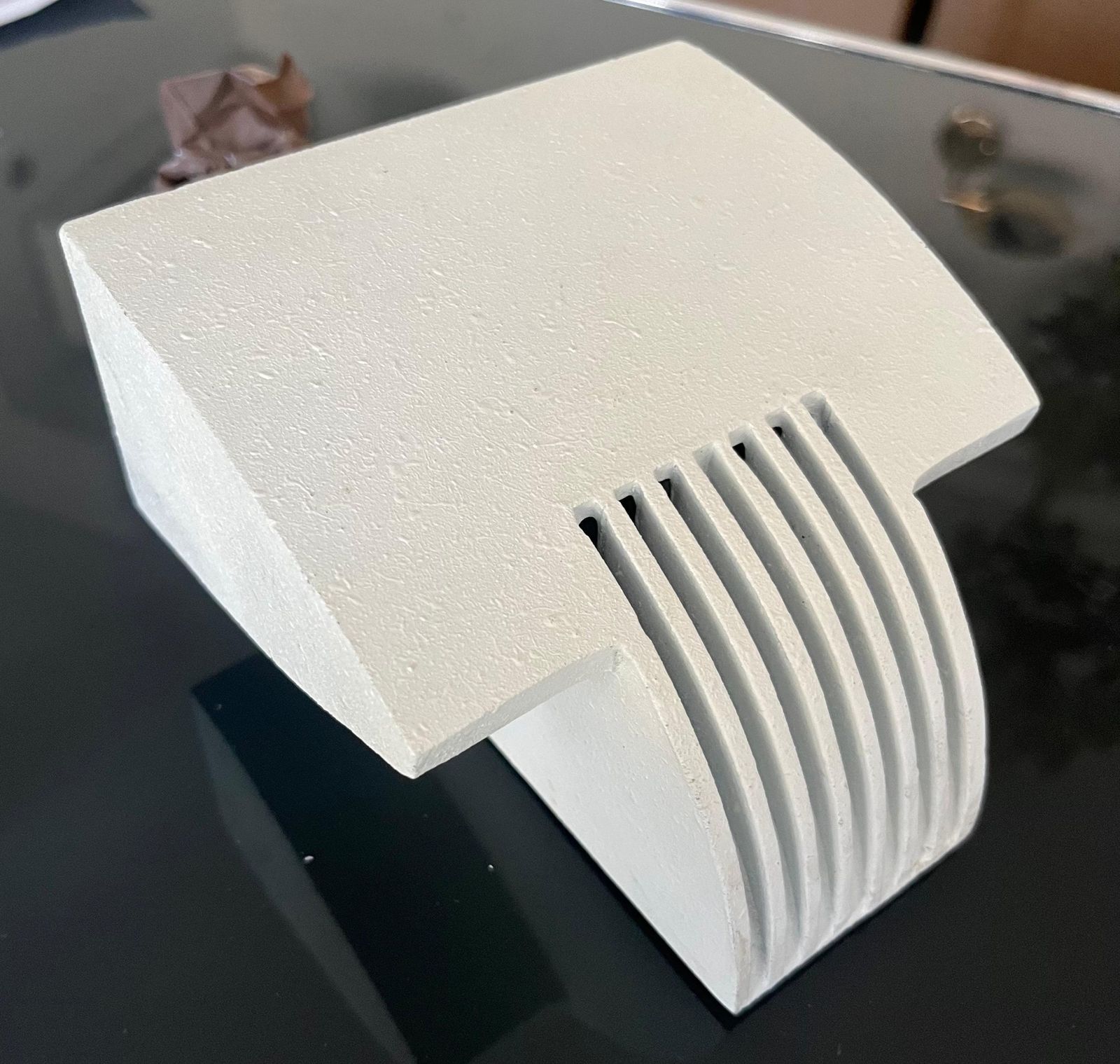 Postmodern Spanish Pair Of White "Arqui" Wall Sconces By Metalarte, 1990s photo Lighting