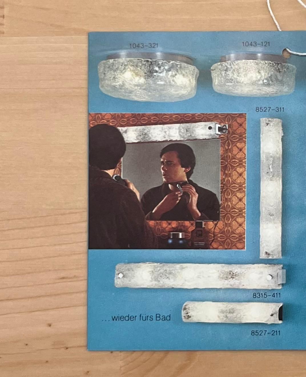 photo for sale German Mid Century Pair Of Bubbles Murano Wall Sconces By Hillebrand, 1970s