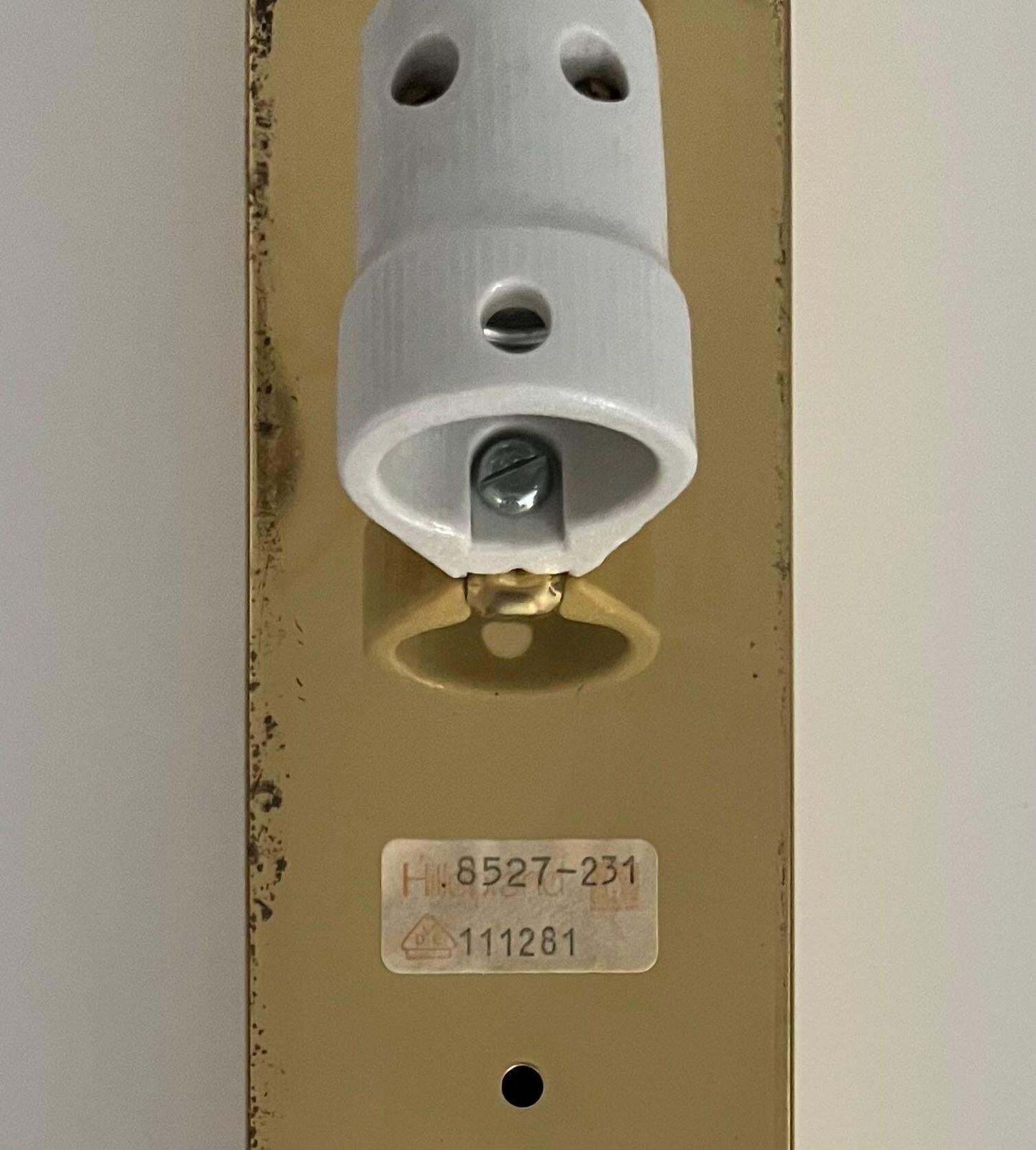 Individual German Midcentury Murano Long Wall Sconce By Hillebrand, 1970s photo Lighting