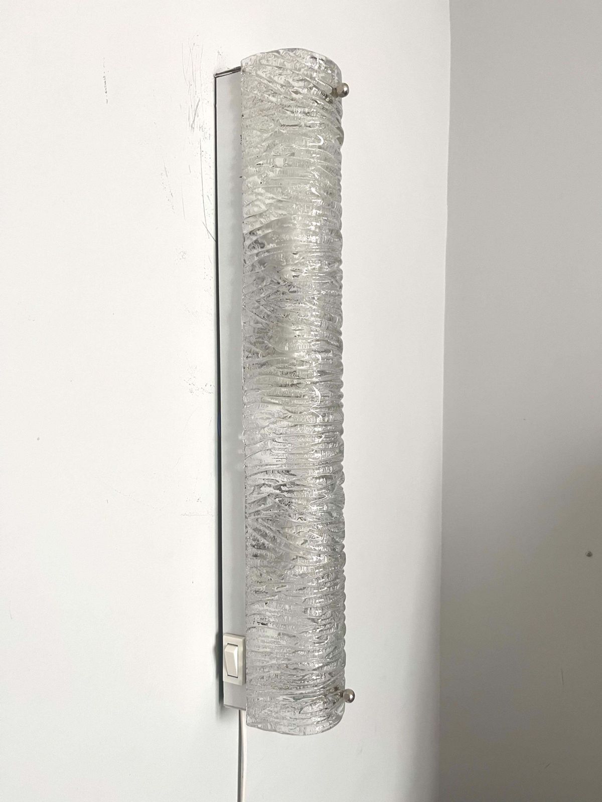 photo furniture German Midcentury Pair Of Murano Glass Wall Sconces By Hillebrand, 1970s