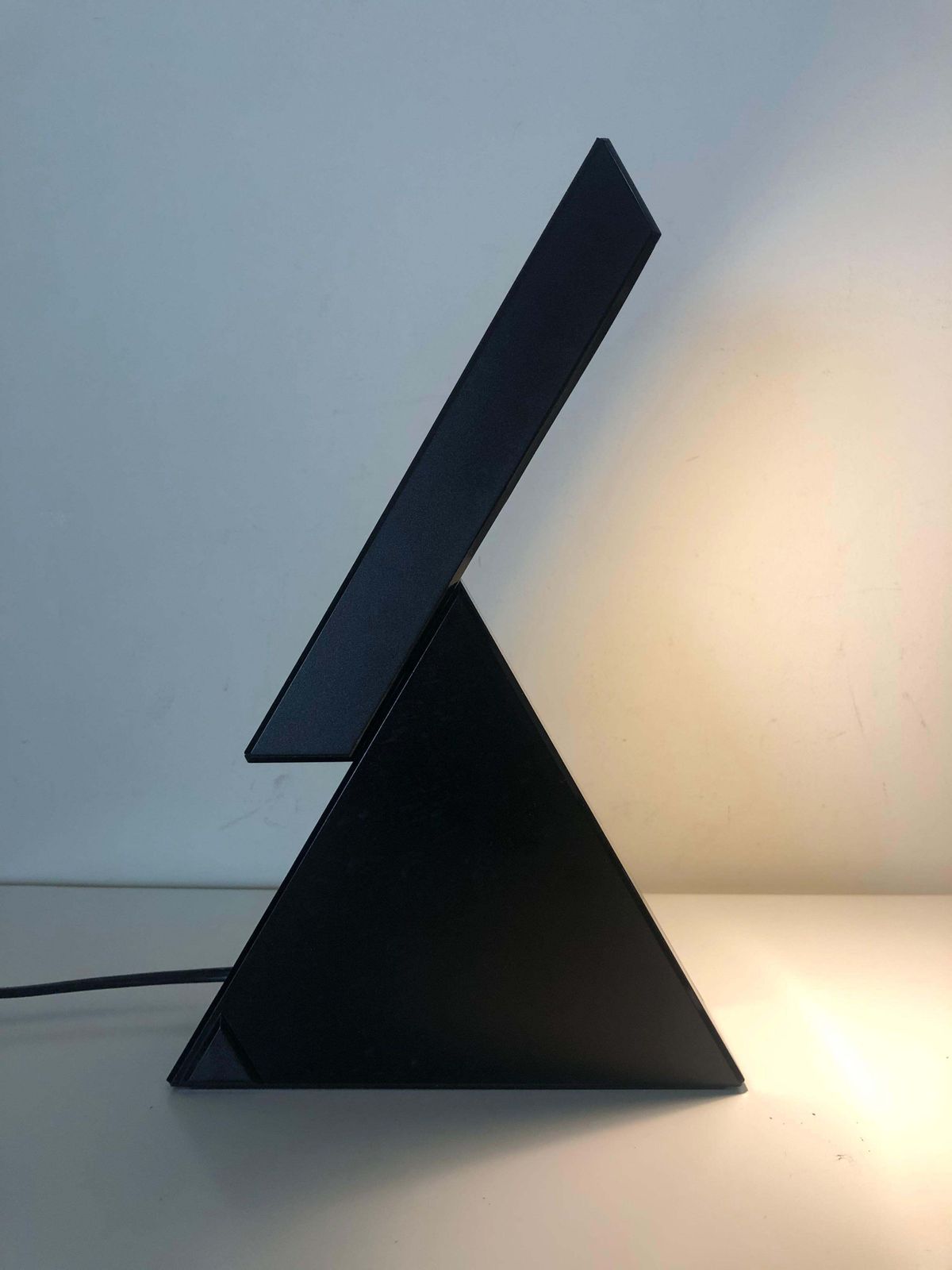 Postmodern Pair Of "Delta" Table Lamps By Mario Bertorelle For Jm Rdm, 1980s photo vintage