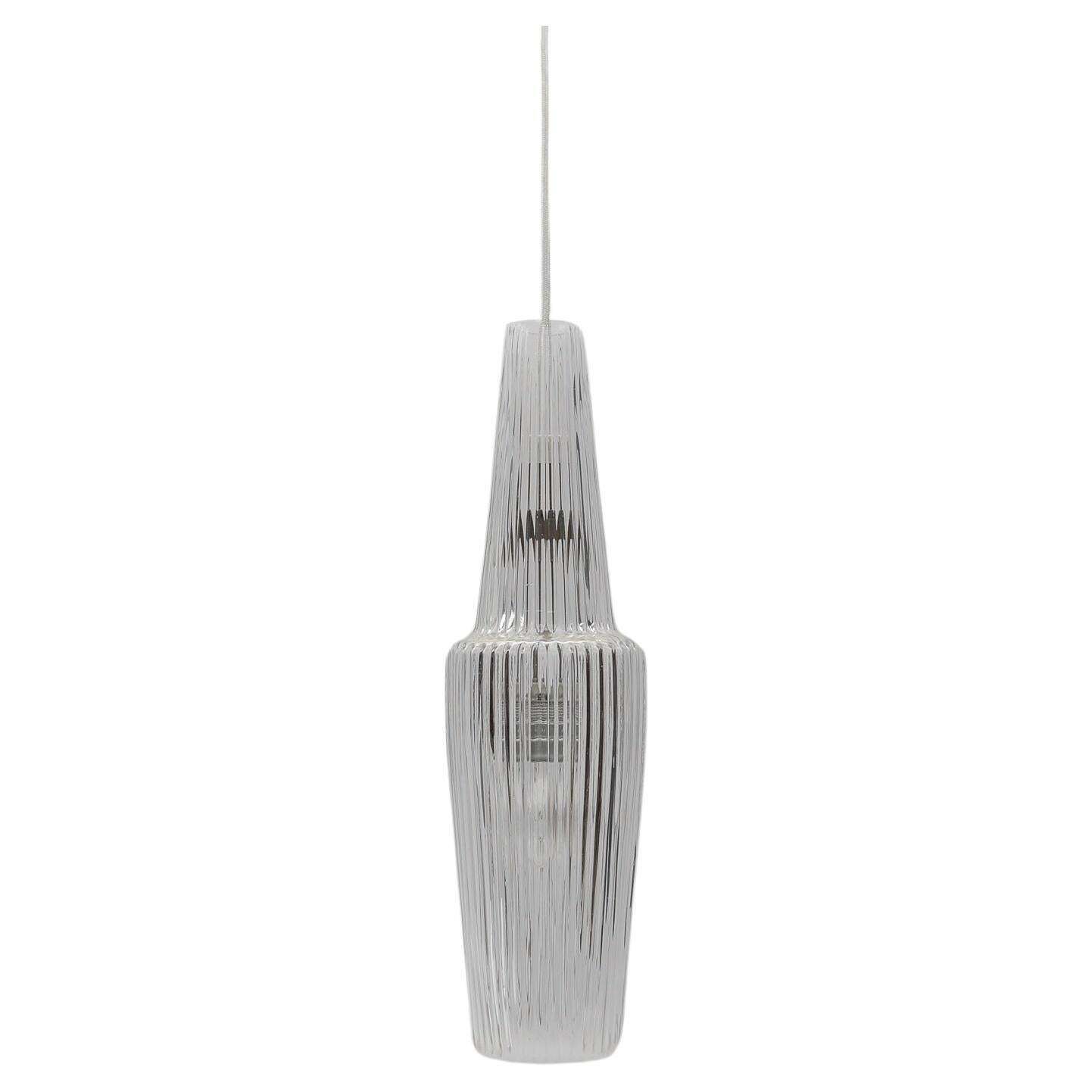Glass Ceiling Lamp "Pisa" By Aloys Gangkofner For Peill & Putzler, 1950s