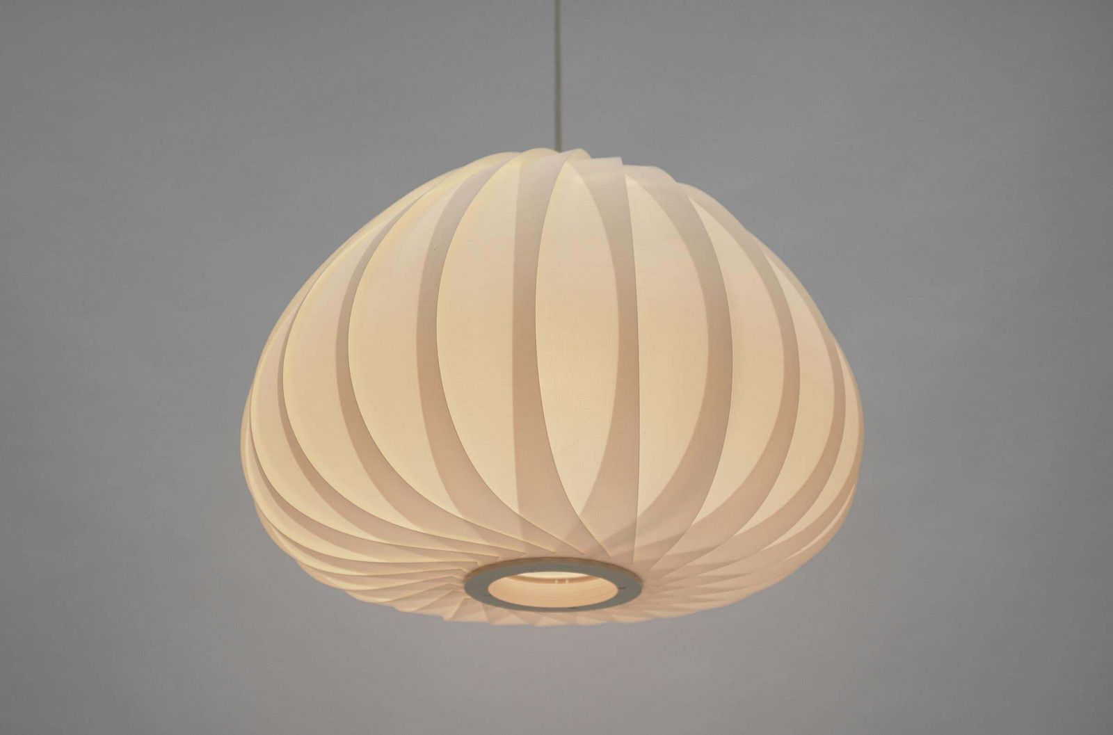 Scandinavian Space Age Slat Lamp, 1960s photo for sale