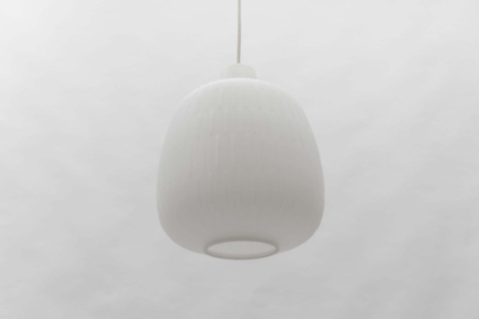 Lighting Opaline Glass Lamp "Bergamo" By Aloys F. Gangkofner For Peill & Putzler, 1960s photo