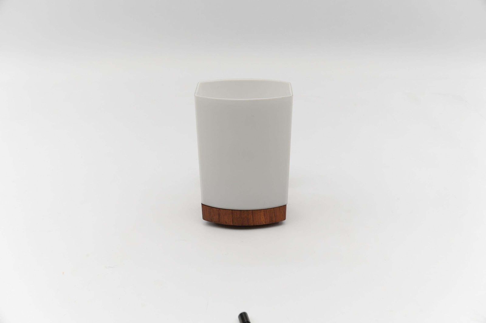 Teak And Opaline Glass Wall Lamp By Kaiser Leuchten, 1960s photo vinterior