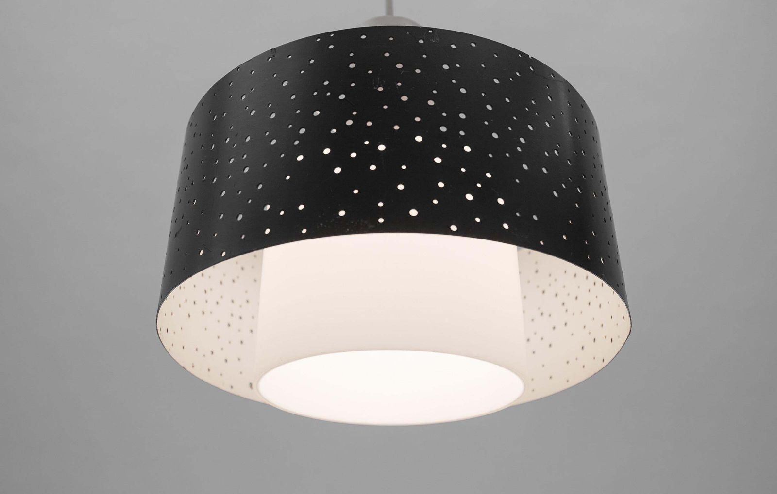 Mid Century Space Age Hanging Light By Ernest Igl For Hillebrand Lights, 1960s photo vinterior
