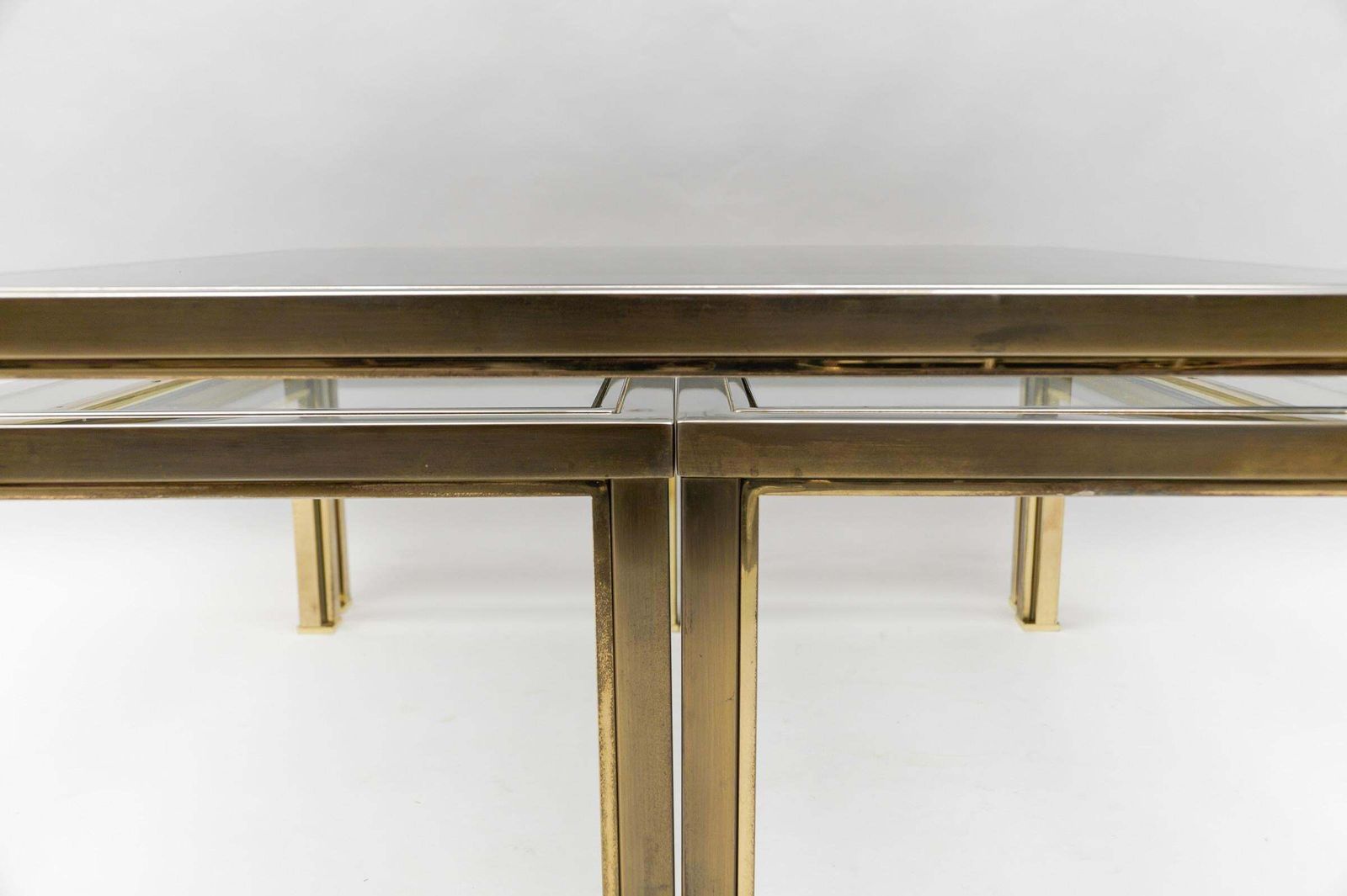photo for sale Coffee Table & Nesting Tables From Maison Charles, France 1970s, Set Of 3