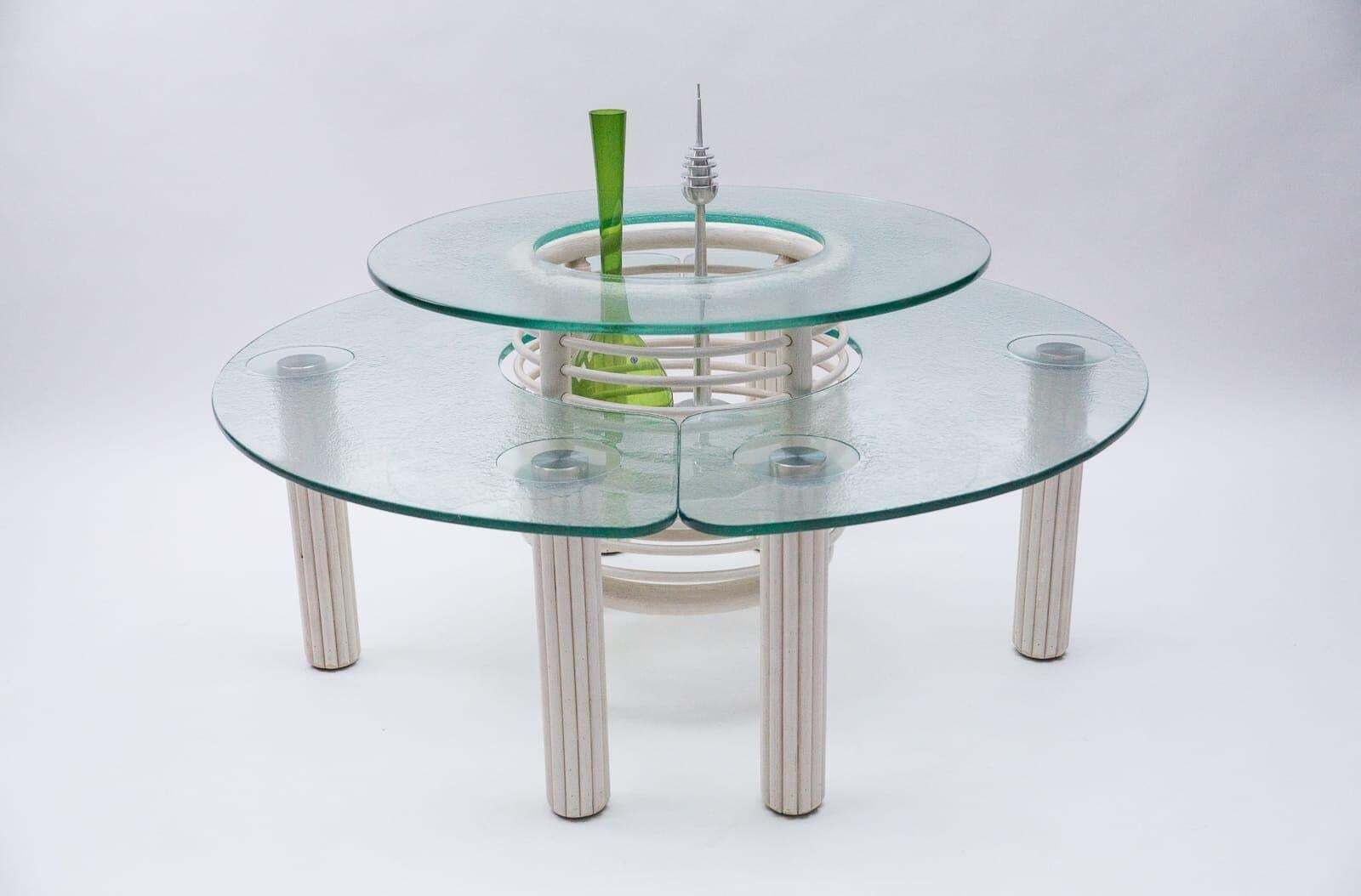 Rare Round 3 Object Tableset With Bottle Tray, 1980s Italy photo Furniture