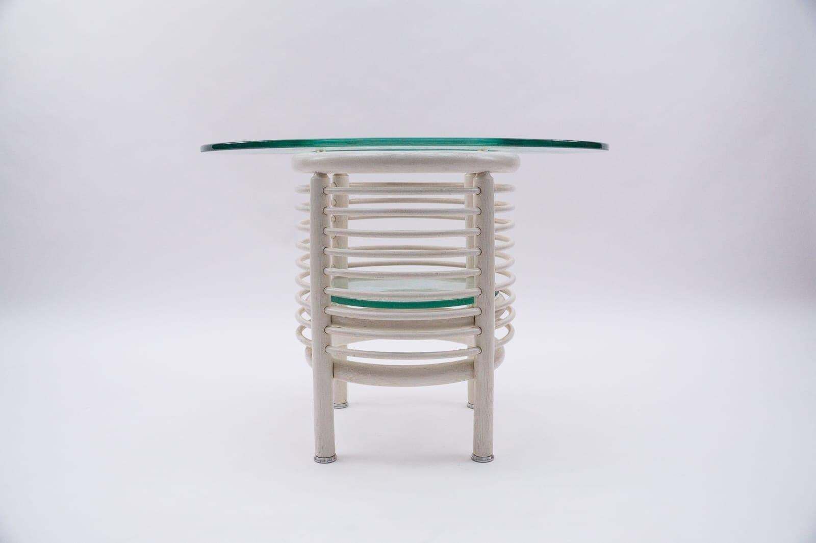 photo furniture Rare Round 3 Object Tableset With Bottle Tray, 1980s Italy