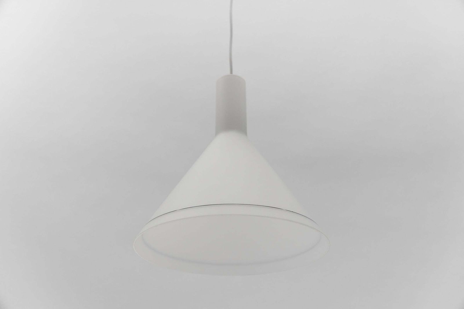 Rare Glass Ceiling Lamp "Tokio" By Wilhelm Braun Feldweg For Peill & Putzler photo vinterior