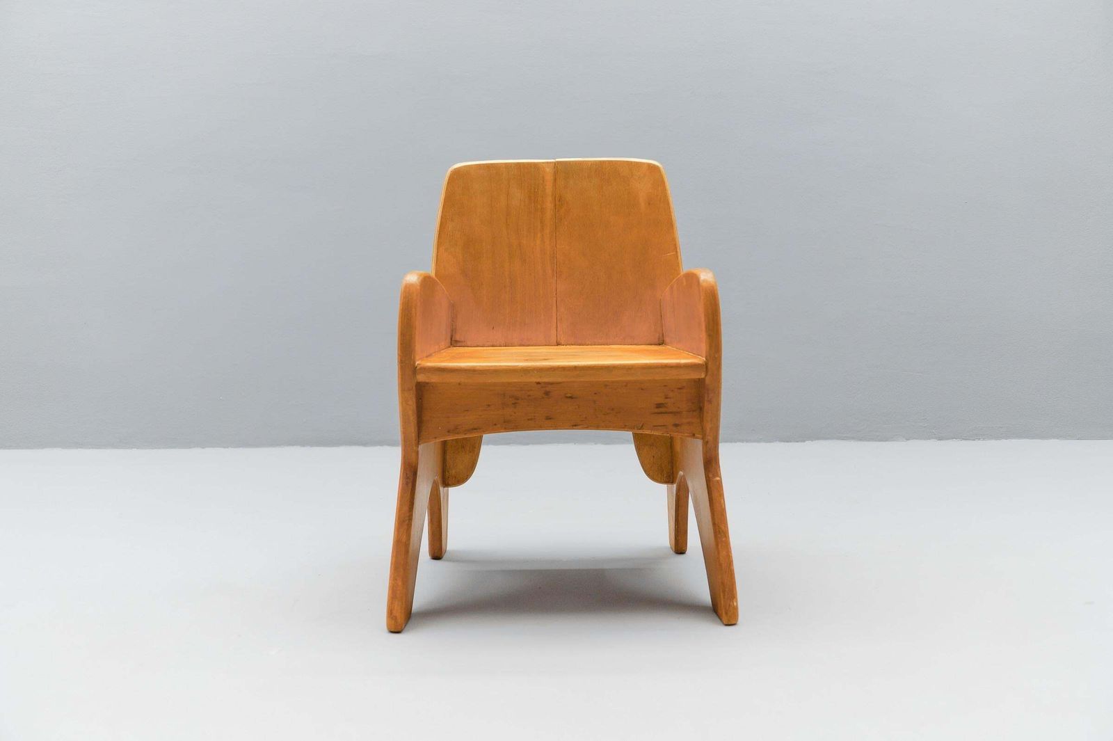 Awesome And Rare Scandinavian Wooden Childs Chair, 1960s photo buy