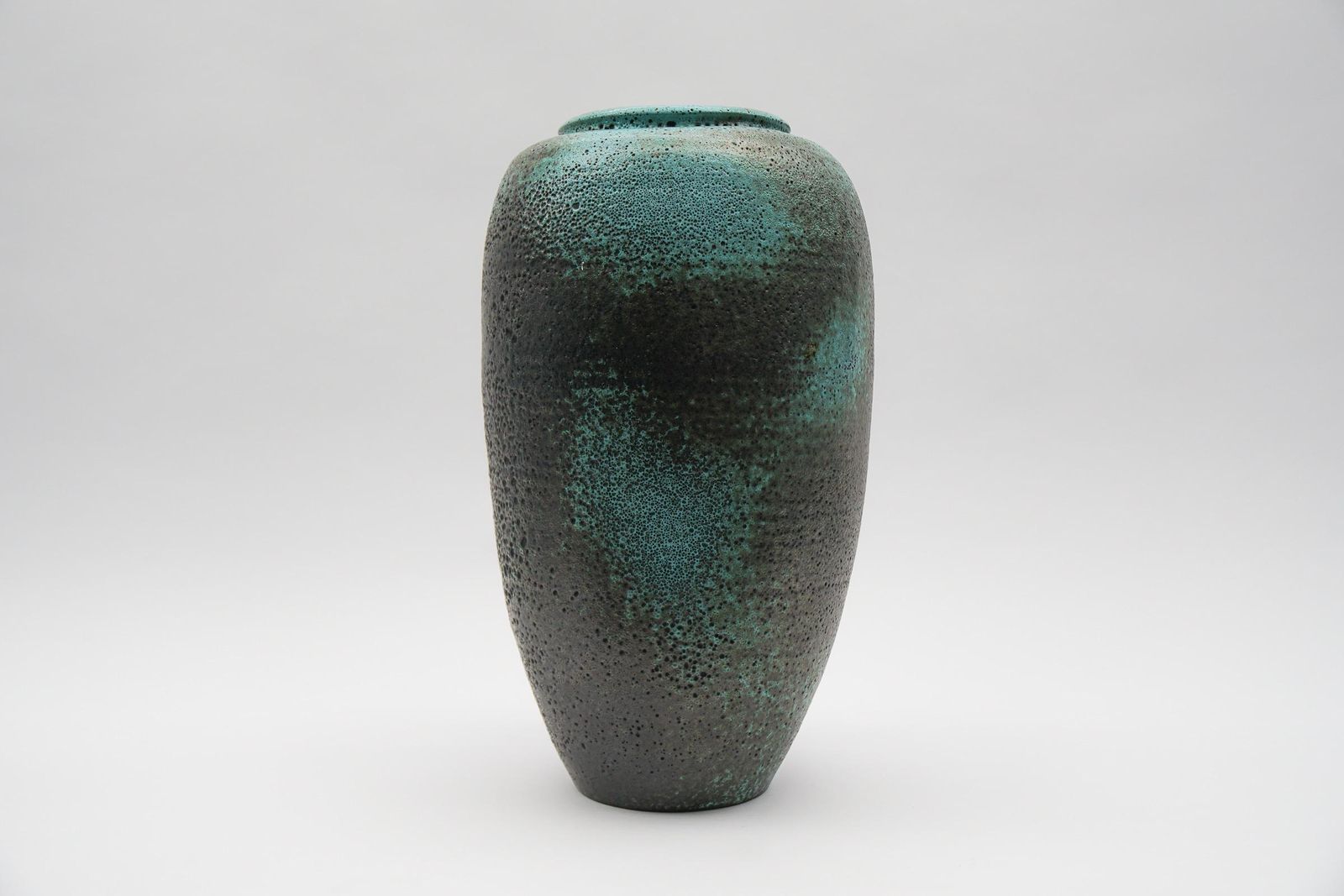 Huge Green Studio Ceramic Floor Vase By Wilhelm & Elly Kuch, 1960s, Germany photo furniture