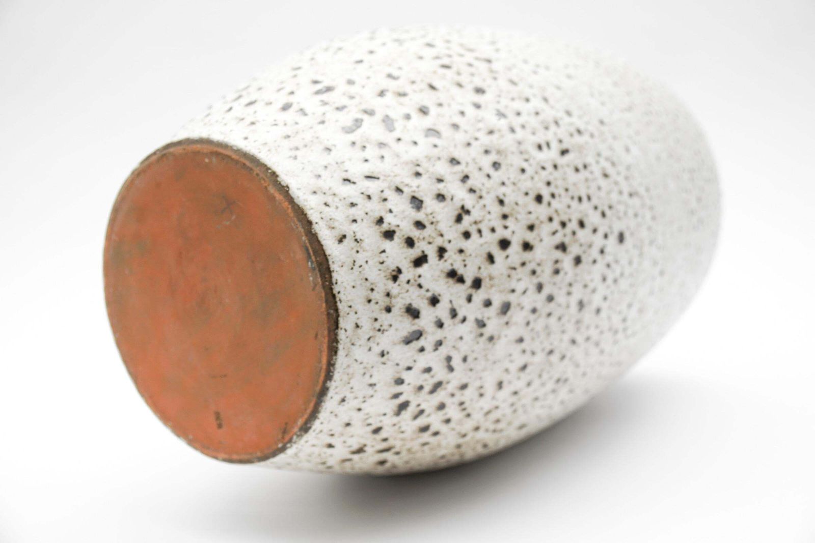 White & Black Studio Ceramic Floor Vase By Wilhelm & Elly Kuch, 1960s, Germany photo vinterior