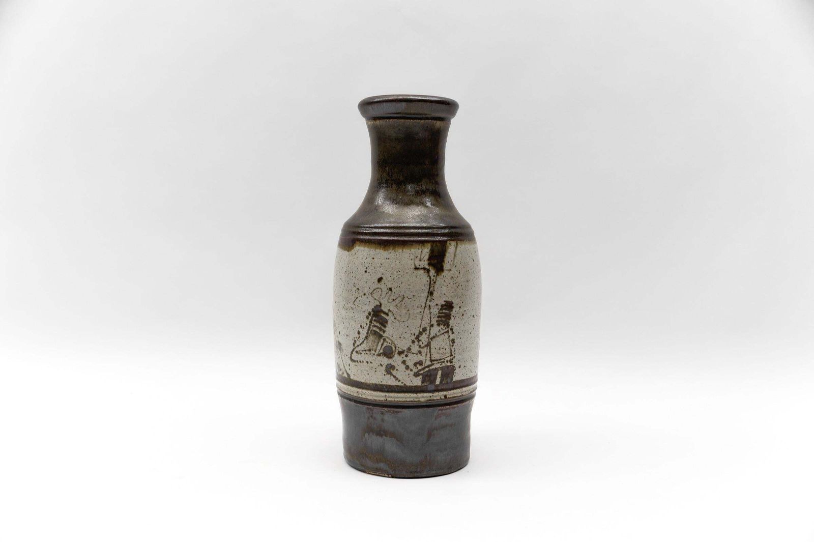 German Studio Ceramic Floor Vase Or Umbrella Stand From Wilhelm & Elly Kuch 1960 photo furniture