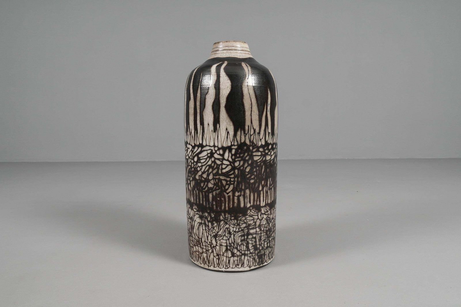 Huge Studio Ceramics Floor Vase From Wilhelm & Elly Kuch, 1960s, Germany photo vintage