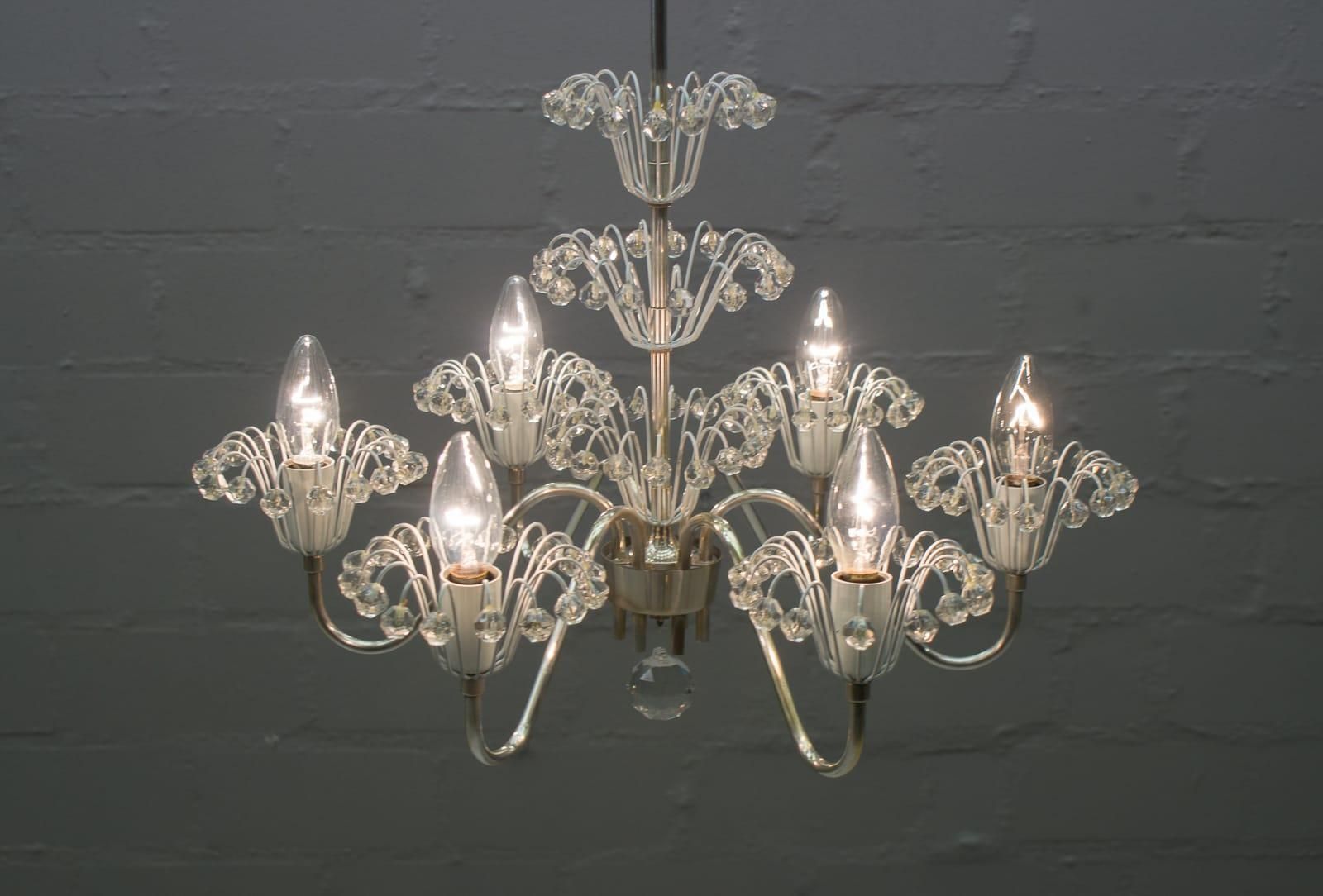 977.0 Chandelier By Emil Stejnar For Rupert Nikoll, Austria, 1960s photo