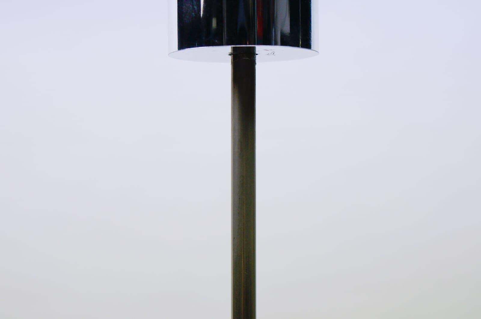 Elegant 1960s Chrome Ceiling Lamp With 6 Opaline Glass Globes photo 1019.0