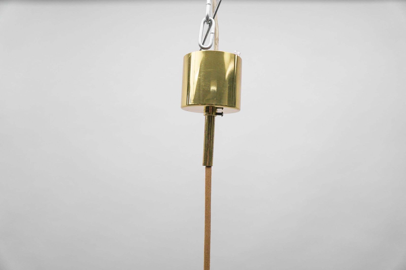photo furniture Lovely Large Hand Blown Glass Lamp With Six Lights By Doria, 1960s Germany