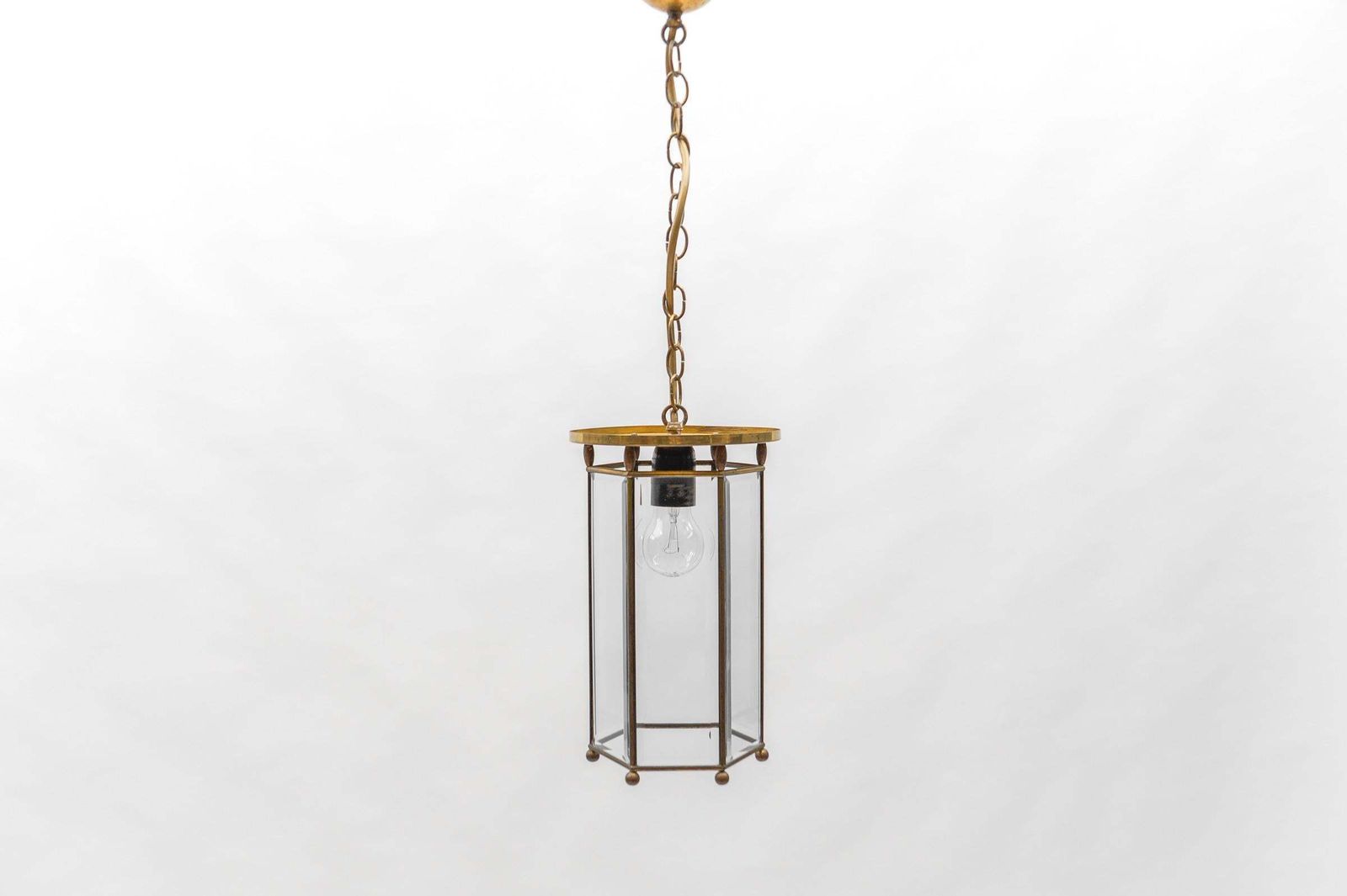 Lovely Adolf Loos Lobmeyr Light Cut Glass And Brass, Austria 1930s photo furniture