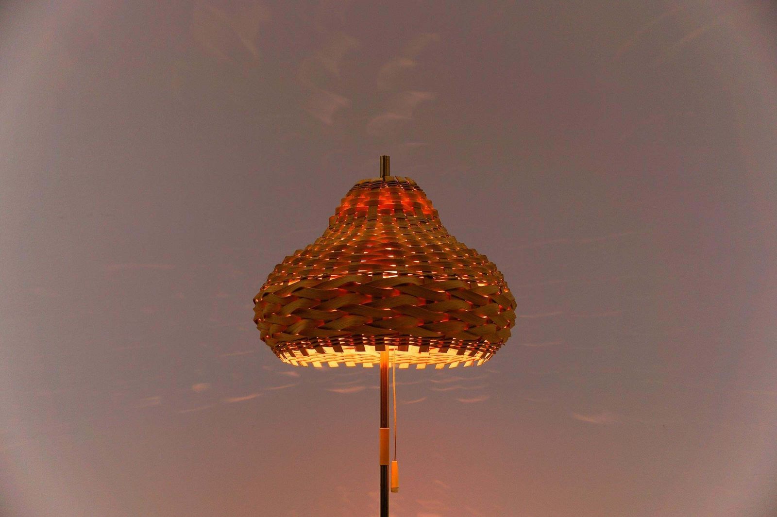 Mid Century Modern Tripod Brass Floor Lamp, 1950s Italy photo buy