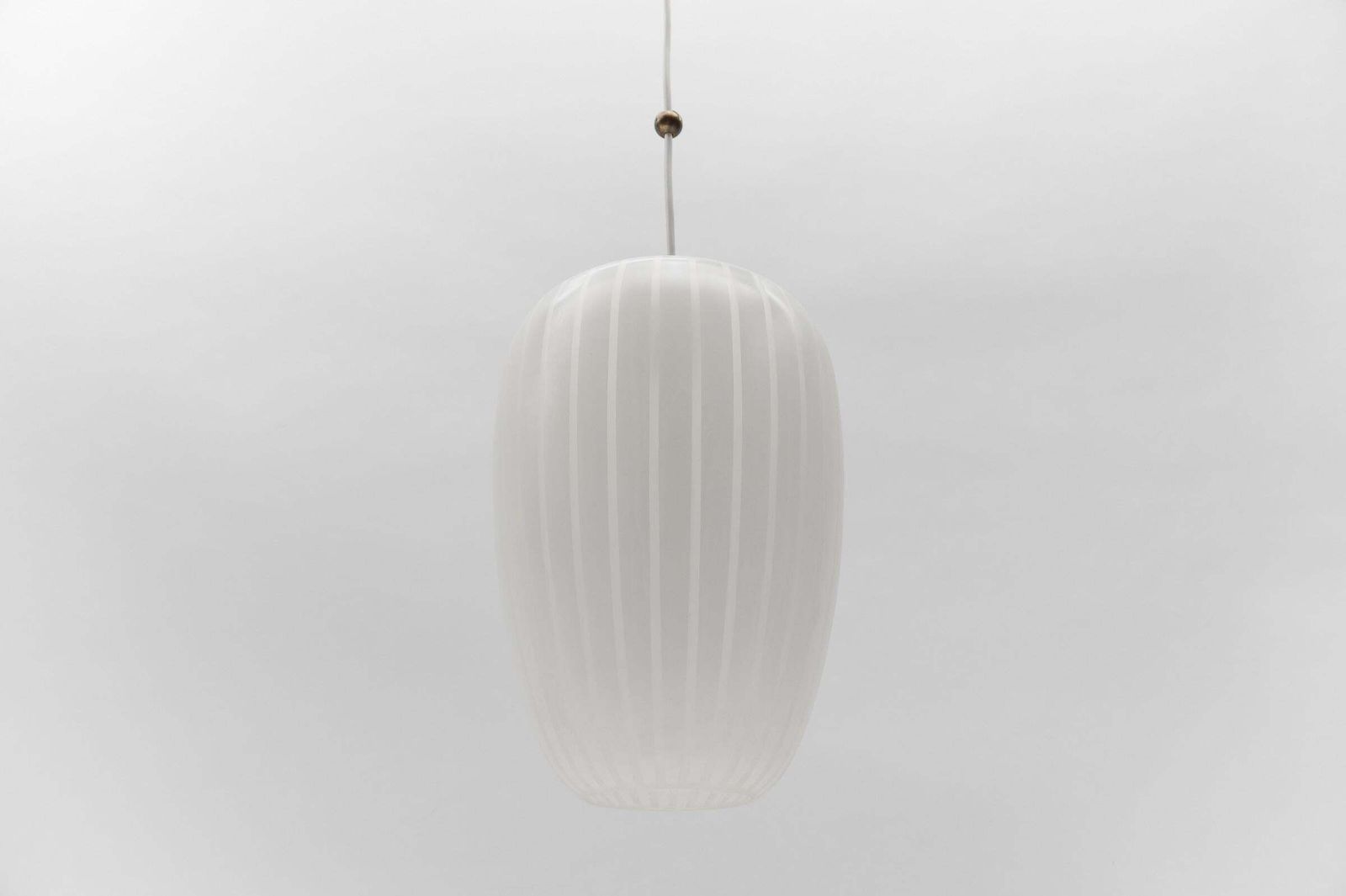 Glass Ceiling Lamp "Diana" By Wilhelm Wagenfeld For Peill & Putzler, 1954 photo vinterior