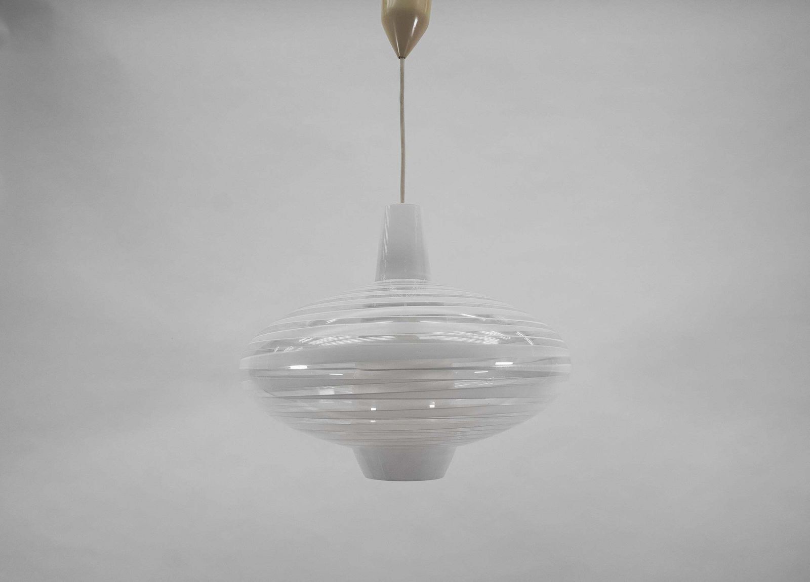 Rare Glass Pendant Light "Bari" By Aloys F. Gangkofner For Peill & Putzler photo furniture