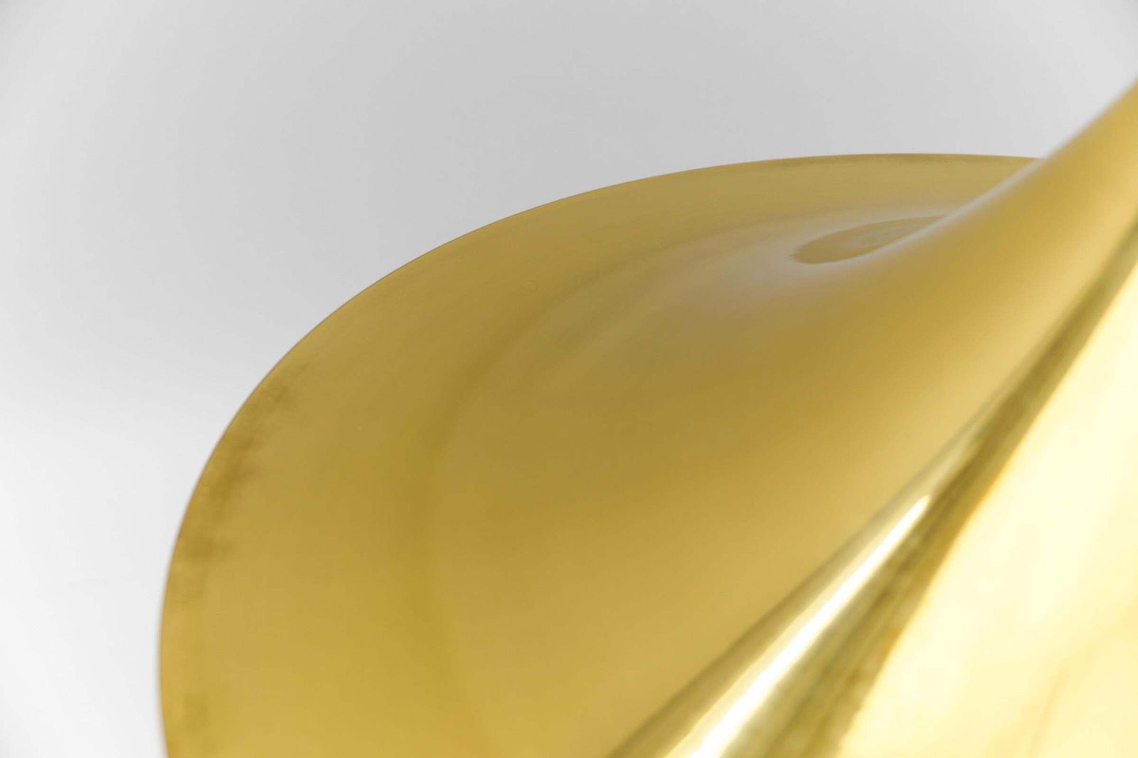 photo vinterior Large Gold Semi Pendant Lamp By Claus Bonderup & Torsten Thorup For Fog & Mørup