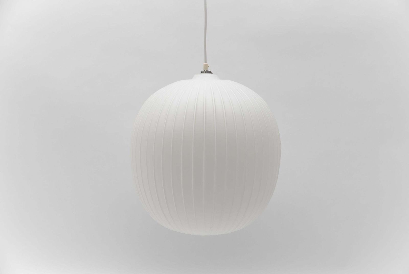 Huge Opaline Glass Lamp "Bologna" By Wilhelm Braun Feldweg For Peill & Putzler photo 934.0
