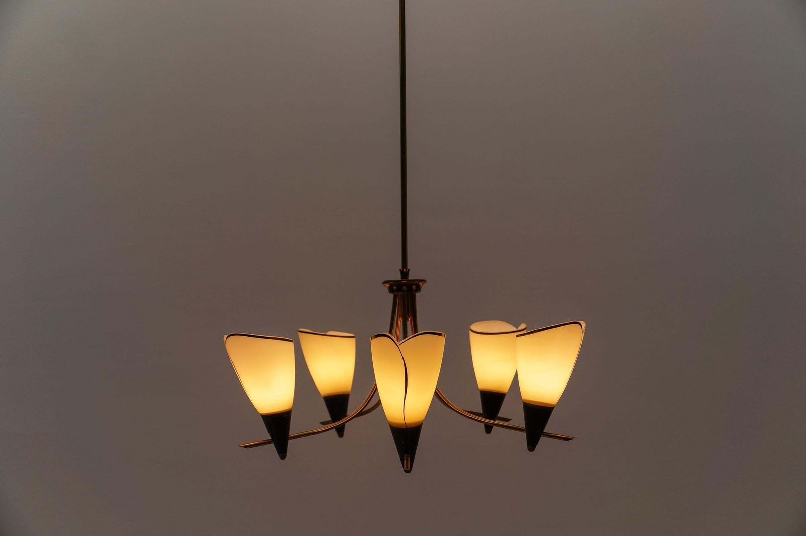 photo furniture Awesome Sputnik Lamp In The Manner Of Arteluce, Italy, 1950s
