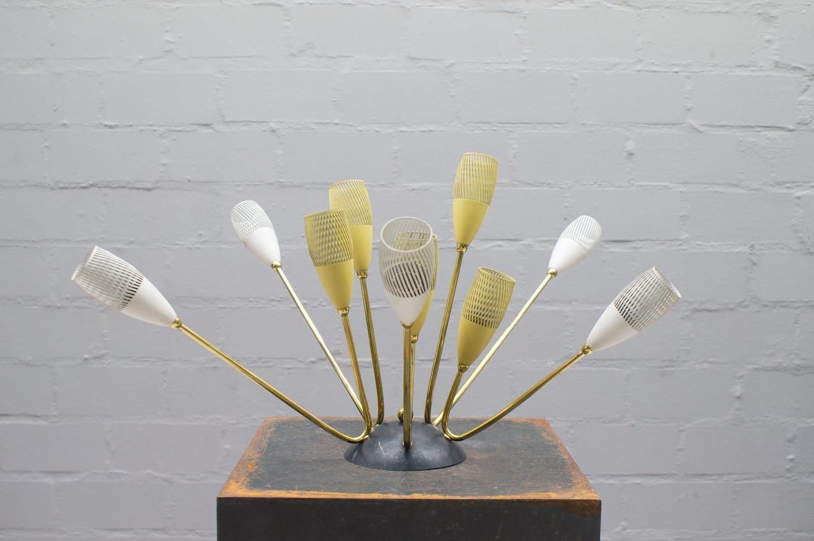 Sputnik Wall Or Ceiling Lamp In The Manner Of Arteluce, Italy, 1950s photo for sale