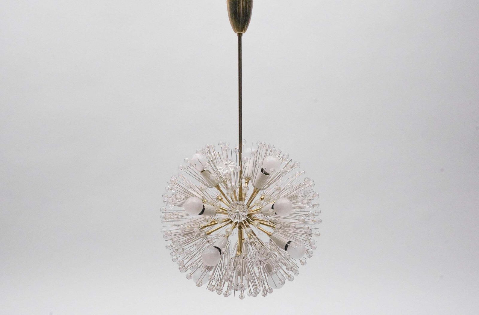 Lovely Snowflake Lamp By Emil Stejnar For Rupert Nikoll, 1950s, Austria photo vinterior