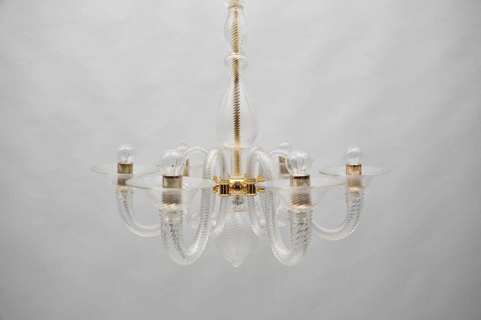 Awesome Barovier & Toso Chandelier, Murano Glass Italy photo Lighting