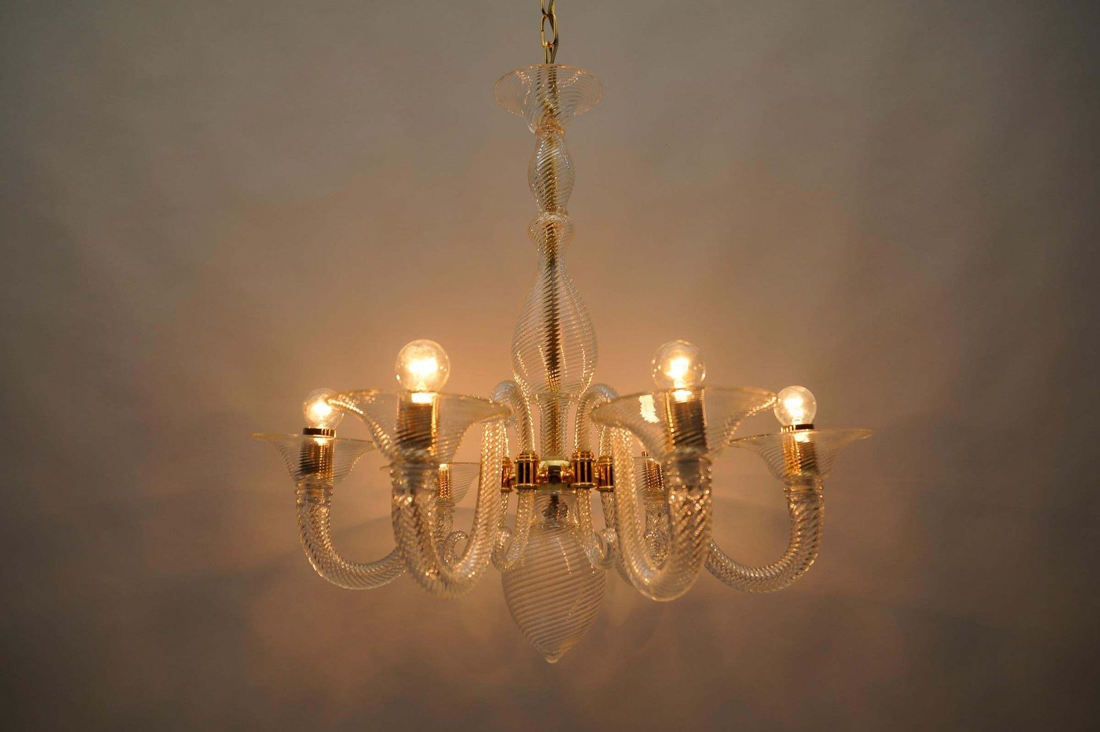 Awesome Barovier & Toso Chandelier, Murano Glass Italy photo vintage