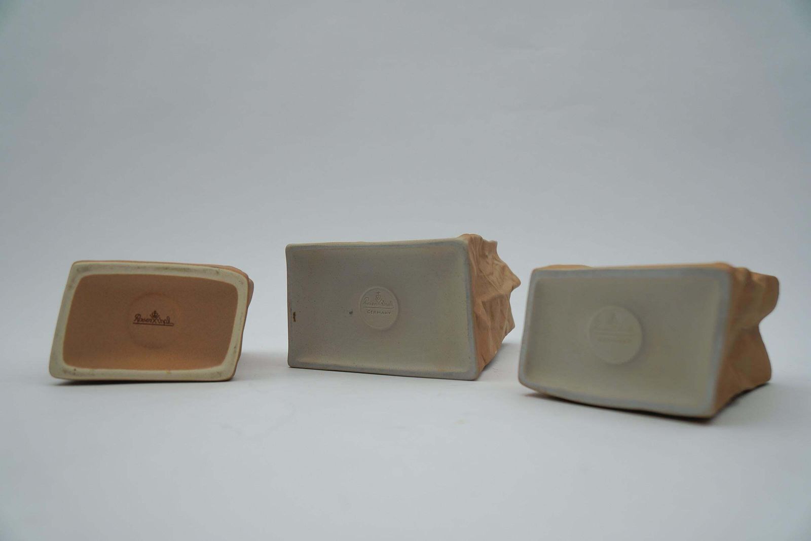 photo furniture Set Of 3 Paper Bag Vases By Tapio Wirkkala For Rosenthal, Germany, 1960s