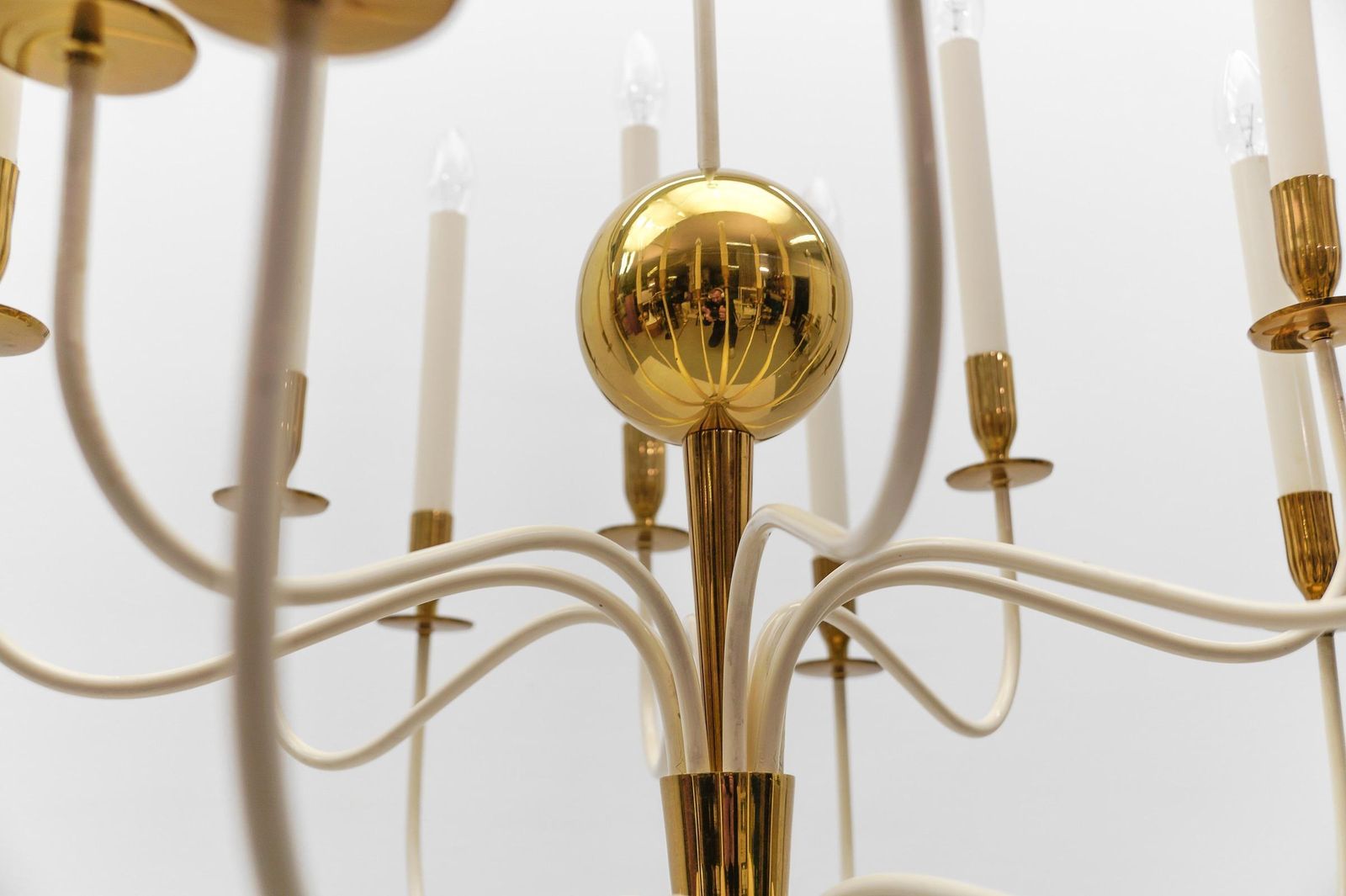 3567.0 Amazing Huge Chandelier By Vereinigte Werkstätten München, 1950s Germany photo