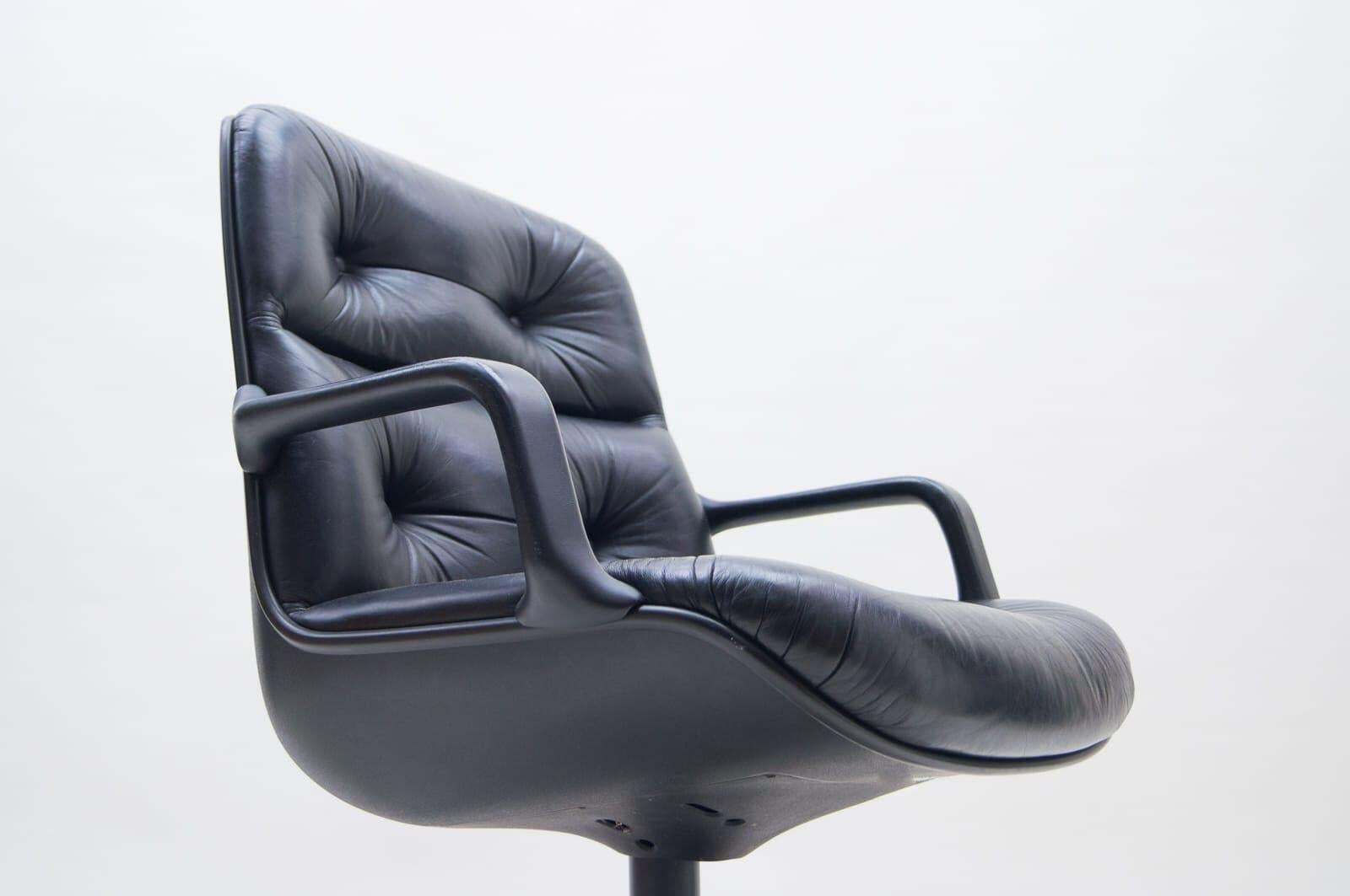 Very Comfortable Office Chair By Charles Pollock For Comforto, 1960s photo Furniture