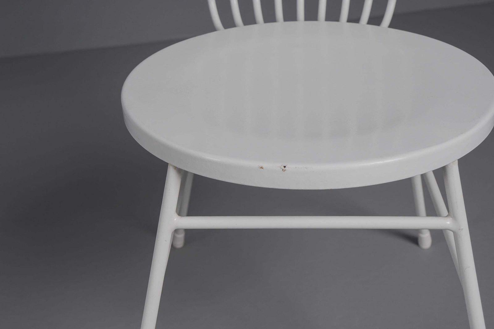 Metal Chairs With High Back By Bele Bachem For Münchner Boulevard Möbel, 1950s photo 2548.0