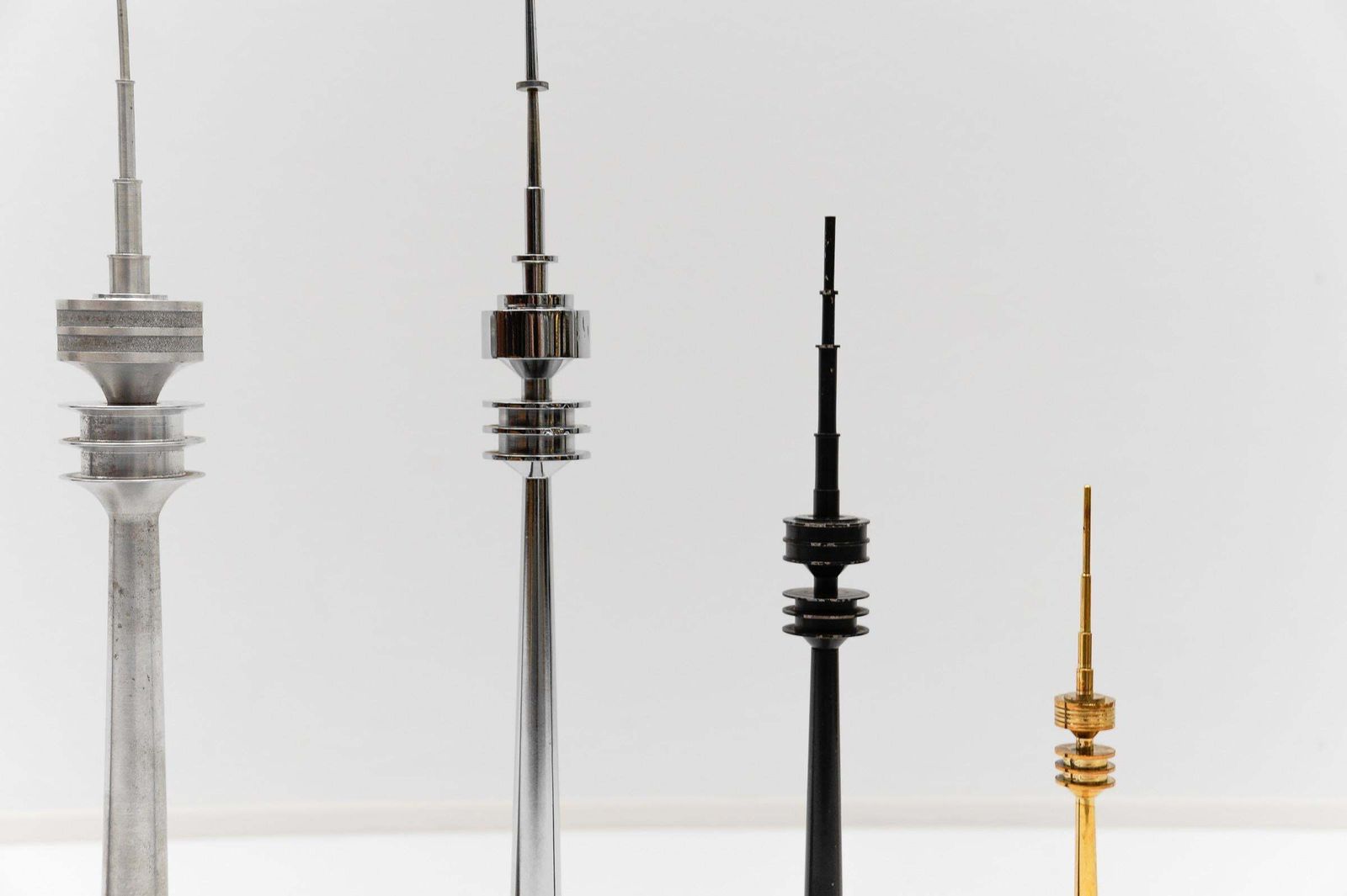 photo for sale Large Mid Century Modern Tv Tower Collection Of 8 Pcs., 1970s / 1980s Germany