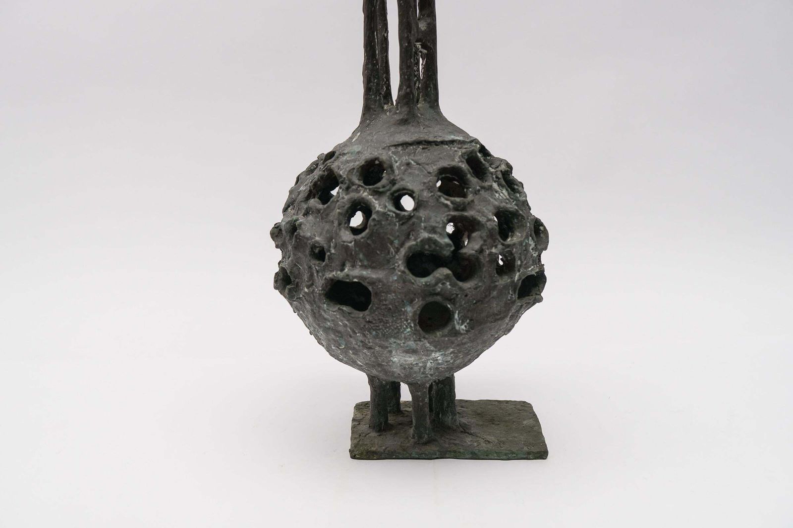 Unique Bronze Design Of The Ball Fountain From Nuremberg By Günther Rossow photo Art