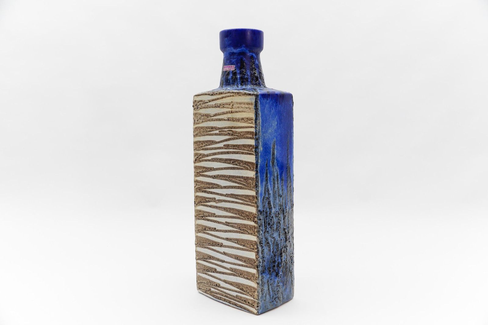Large Glazed Ceramic Lava Vase From Ceramano Scheurich, Germany 1960s photo furniture