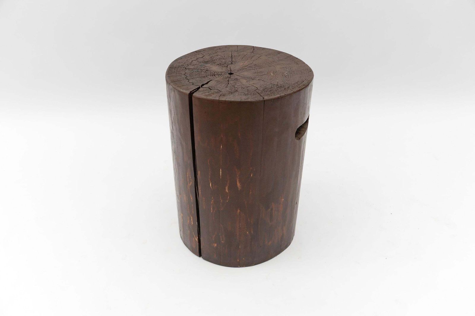 Mid Century Modern Wooden Stool From The French Alps,   1950s photo Furniture